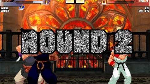 Akuma and Gouken "Custom" BrokenMugen Arcade Playthrough