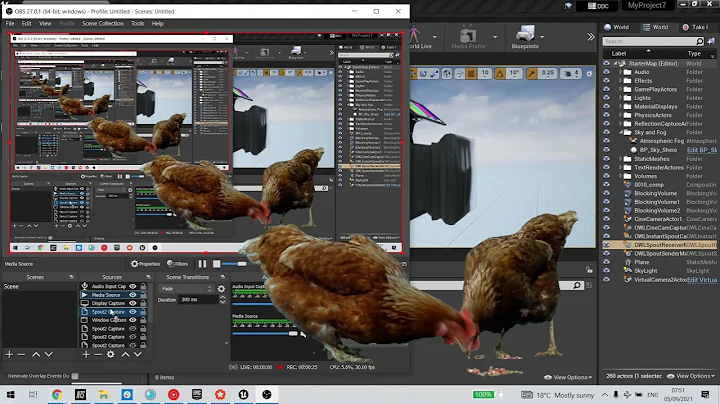 How to live-stream zero-latency video into Unreal Engine using Spout