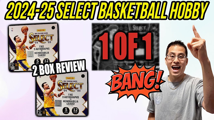 🔥HITTING MY FIRST 1 OF 1🔥 (BLACK FINITE) IN THESE LOADED BOXES!!! (2024-25 Panini Select Basketball)