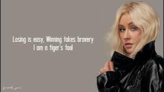 Christina Aguilera - Loyal Brave True (Lyrics)