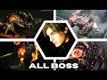 Resident Evil 2: Every Boss Fight No Damage Leon A (Hardcore) Difficulty Plus Ending