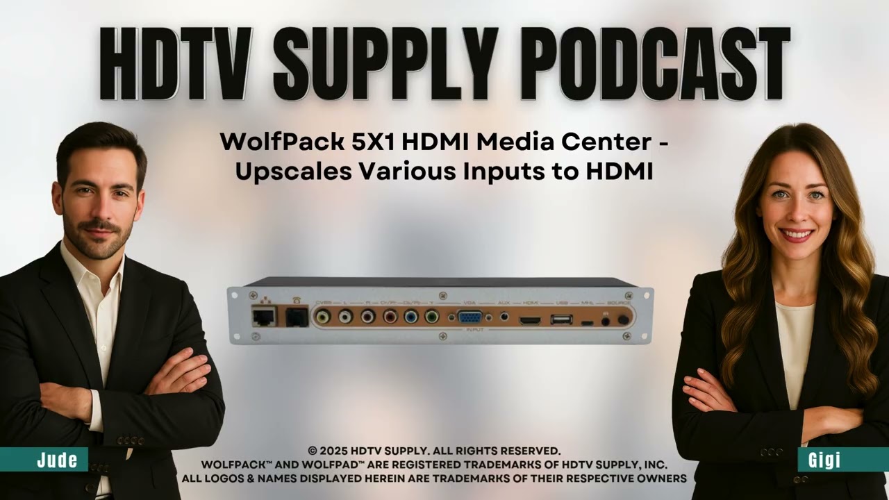 WolfPack 5X1 HDMI Media Center 