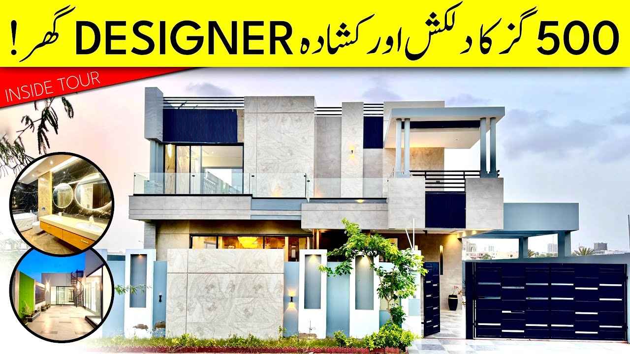 500 Sq Yards House Bahria Town Karachi | 5 Bedroom Luxury House