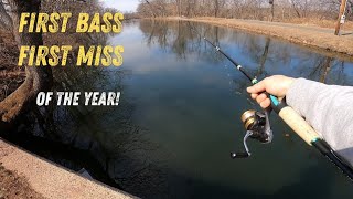 I Lost a HUGE First Bass of 2025 NJ River Fishing