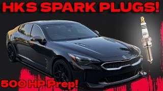 Installing HKS Spark Plugs on My Kia Stinger | Prepping for a 500 HP