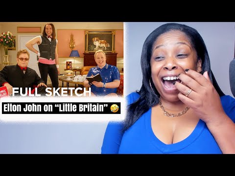 American Reacts to Little Britain's Most Iconic Elton John Moment