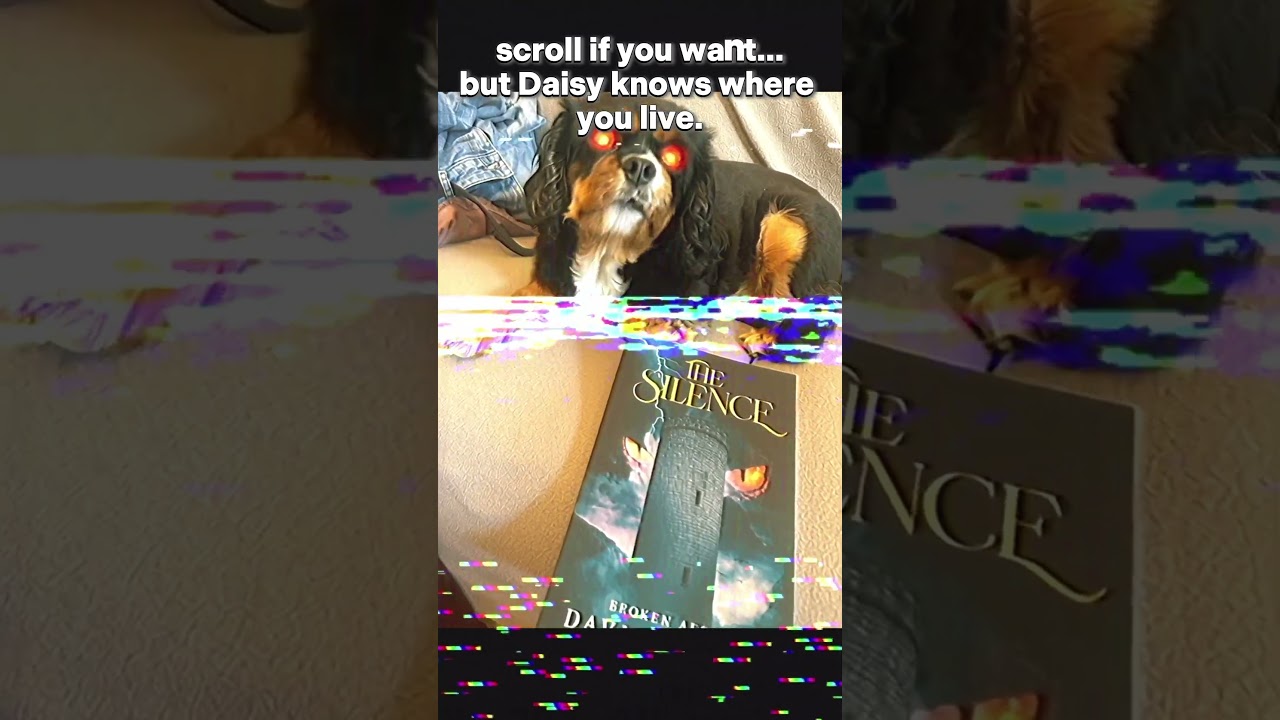 she’s behind you. don’t turn around. read the book first 