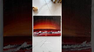 Peaceful Sunset Seascape #art #sunset #shorts #acrylicpainting #painting #artist