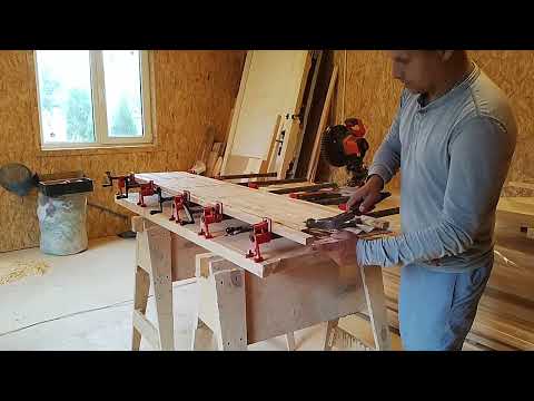 Мебельный щит из обрезков.