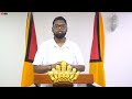 WATCH LIVE: President Dr Irfaan Ali speaks about the MV Barima tragedy