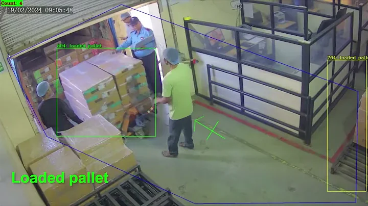 Automate Pallet Counting Using AI Video Analytics in Real-time | Streamline Warehouse Management