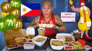 Filipino Food at MCDONALDS in the Philippines - BEST FILIPINO FAST FOOD? McDonald’s Around The World screenshot 1