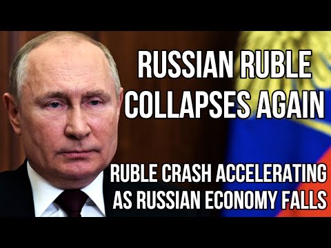 RUSSIAN Ruble COLLAPSE Continues Against US Dollar, Euro, Yuan & Rupee as Russian Economy Crashes