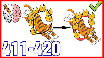 Tricky Line Draw the Part Level 411 412 413 414 415 416 417 418 419 420 Solution or Walkthrough