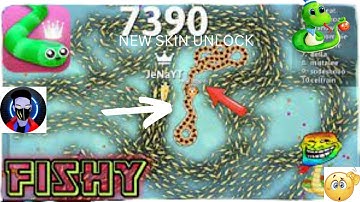 Snake.Io -snake io New Fishy Snake Skin Epic Gameplay! - Zero To Hero#SnakeIo #SnakeIoVideo #snakeio