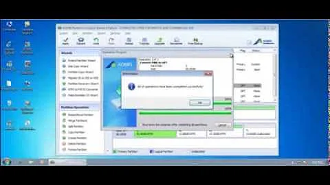 AOMEI Partition Assistant Server Edition: Disk Management on Windows Server 2008