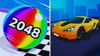 Ball Run 2048 VS Race Master 3D | Extreme Difficulty Run! screenshot 5