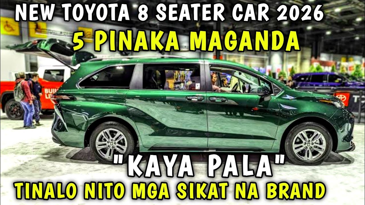 TOYOTA MAY BAGONG 8 SEATER NA NAMAN MGA PINAKA MAGANDANG MODELO NA TATALO SA LAHAT NG SUV!!