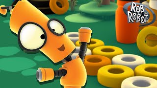 Squeaker Size 🐭 | Rob the Robot | Kids Educational Cartoons