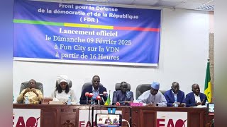 🔴 Direct - Conférence de presse du FDR, Khalifa Sall, Abdou Mbow, Diagne Fada...