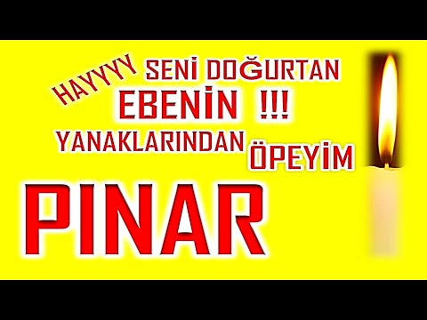 İyi ki Doğdun Pınar İsme Özel Komik Doğum Günü Şarkısı