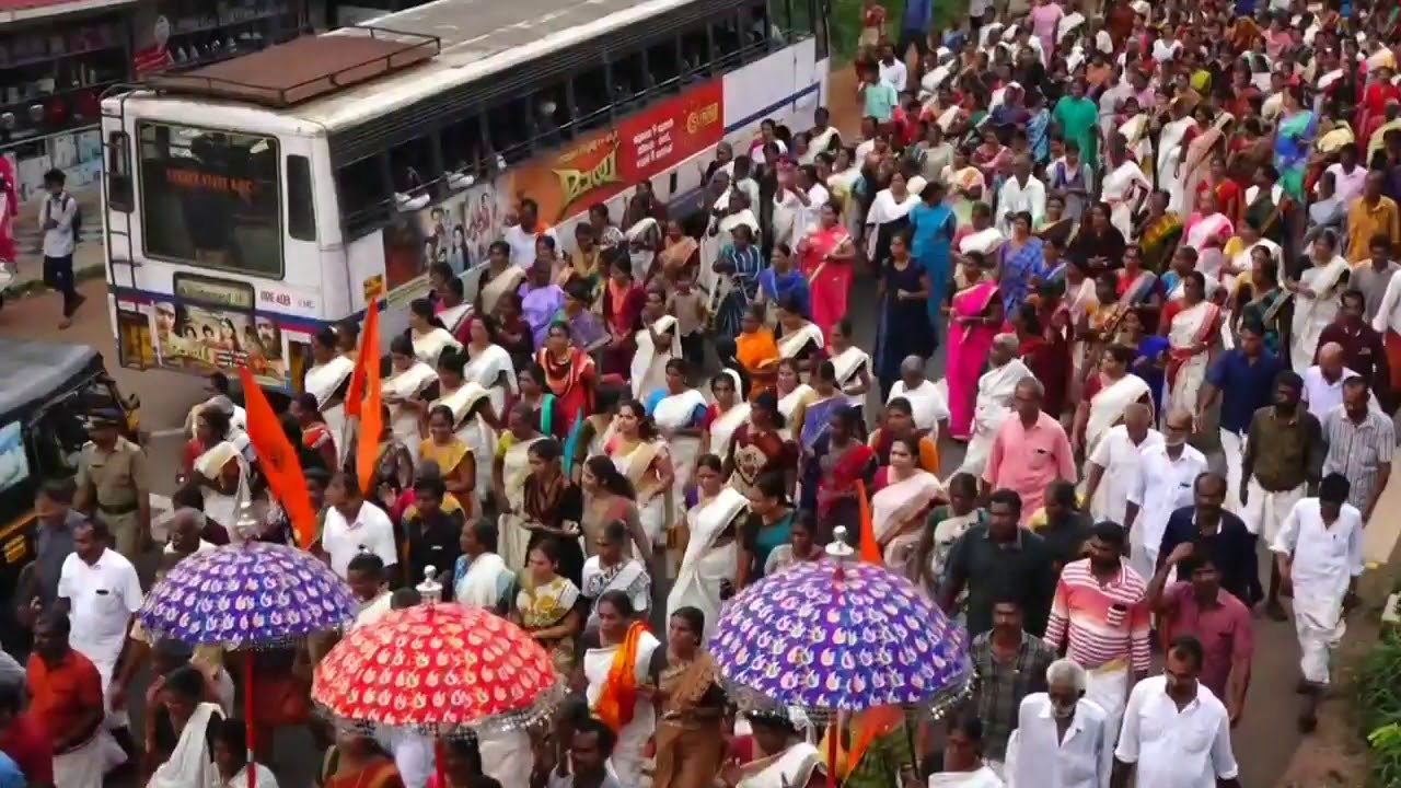 Save Sabarimala | Shabarimala Protest March at Kasaragod Udma | Mahanamajapayathra