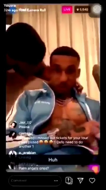Fredo’s Fruity boy tries kissing him on IG Live
