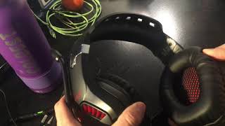 Runmus K1BPRO Gaming Headset Unboxing