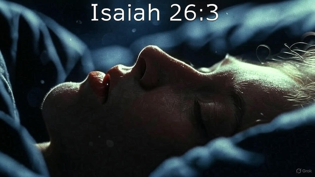 “Fall Asleep Instantly | Isaiah 26:3 Loop | Powerful Biblical Sleep Meditation for Perfect Peace”