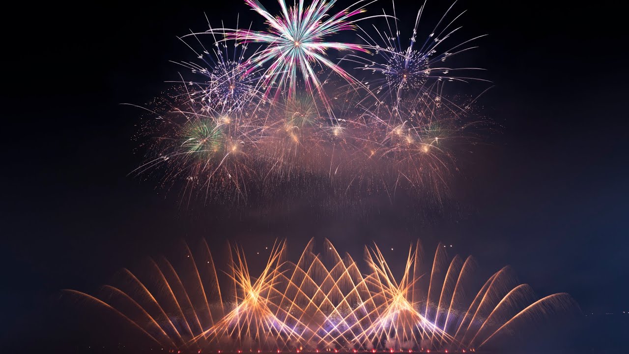 【4K/HDR】 にし阿波の花火 2025 『テーマファイア ‘‘麒麟’’/伊那火工堀内煙火店』