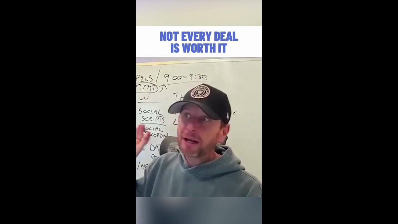 Not Every Deal Is Worth It