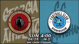 Georgia Athletic SC v. FC Birmingham | UPSL GA Conference Premier Division | April 28, 2024