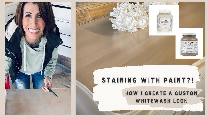 How to Paint Wash Furniture or Color Wash Wood 