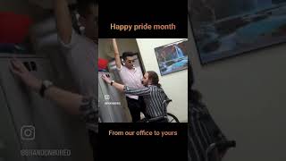 Me at #work during #pride #month 🌈🫃🏻