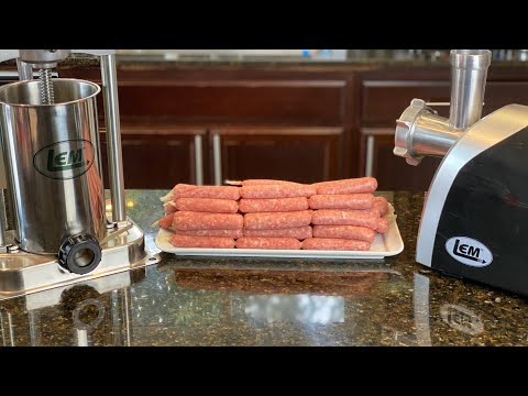 How To Make Homemade Fresh Ground ontbijt worstpasteitjes & Links!