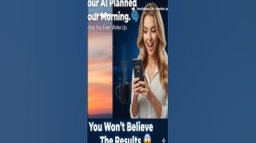Automate Your Morning Routine with AI #shorts #morningroutine #aiproductivity