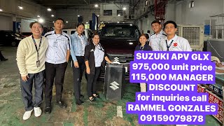 The best for school van, business use with 8 seater capacity for new SUZUKI APV GLX DUAL AIRCON.