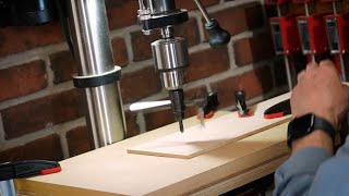 How to Cut Large Holes on a Drill Press! by The Woodsmith Store 2,807 views 1 year ago 5 minutes, 28 seconds