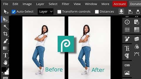 Move body part with puppet warp tool in photopea// photopea photo editing #photopeatutorial