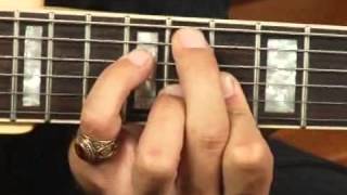 play an alternate bb 7 chord in 3rd position on the guitar: 3rd inversion