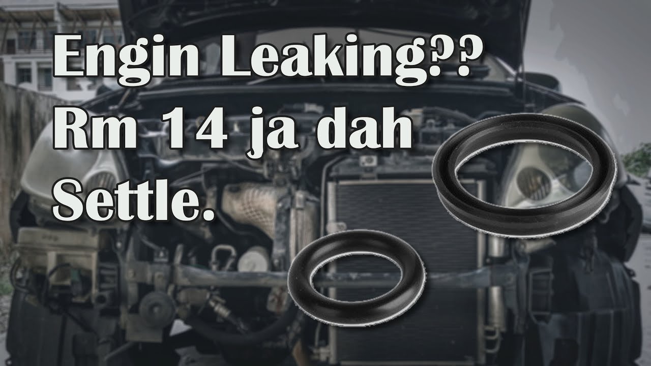 Repair engin leaking, Rm14 sahaja??Perodua Viva - YouTube