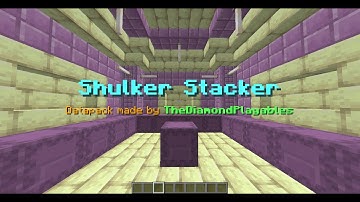 I made Shulker Box Stackable in Minecraft! (Datapack)