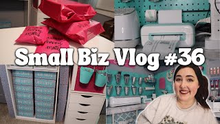 EXCITING NEWS! [ Small Business Vlog #37] Work With Me Hours / Packaging  Orders + Making Freshies 