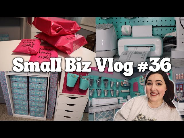 EXCITING NEWS! [ Small Business Vlog #37] Work With Me Hours / Packaging  Orders + Making Freshies 