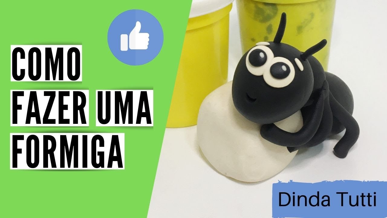 Como fazer uma Formiga com massinha / Play doh Ant