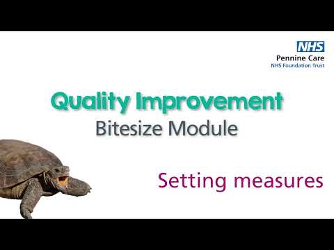 Setting measures (QI Bitesize series)