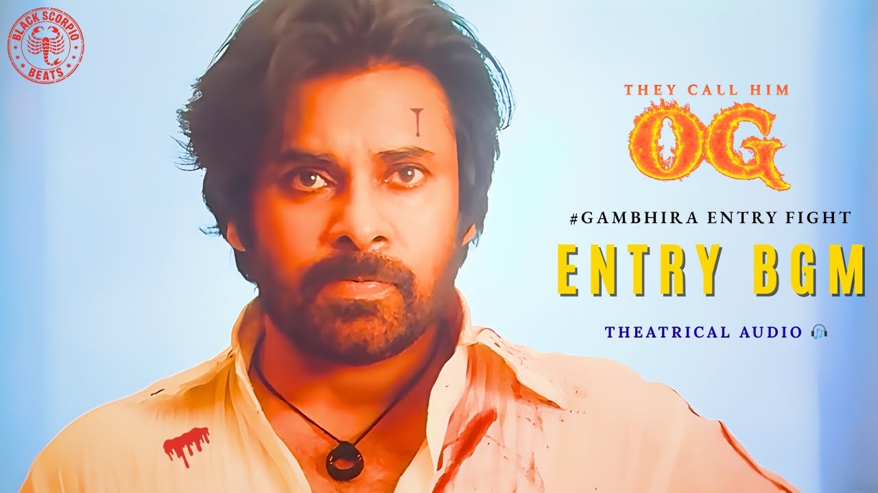 OG Entry Fight Full Bgm 🔥 | Theatrical Enhanced Audio | Pawan Kalyan Mass Intro | Thaman S | 4K
