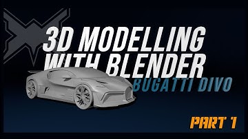 Bugatti Divo - 3D Modelling with Blender | Part 1