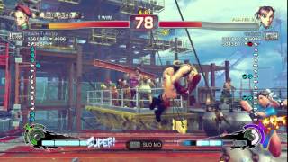 USF4 Hanyu Special Tech #3: Cammy Infinite Blockstring with Chip