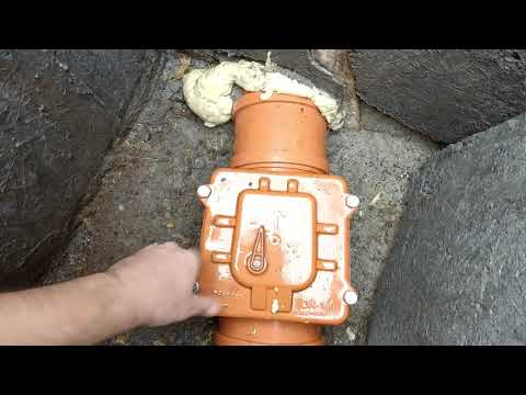 Video: Supapă de reținere pentru canalizare: instalare, principiu de funcționare